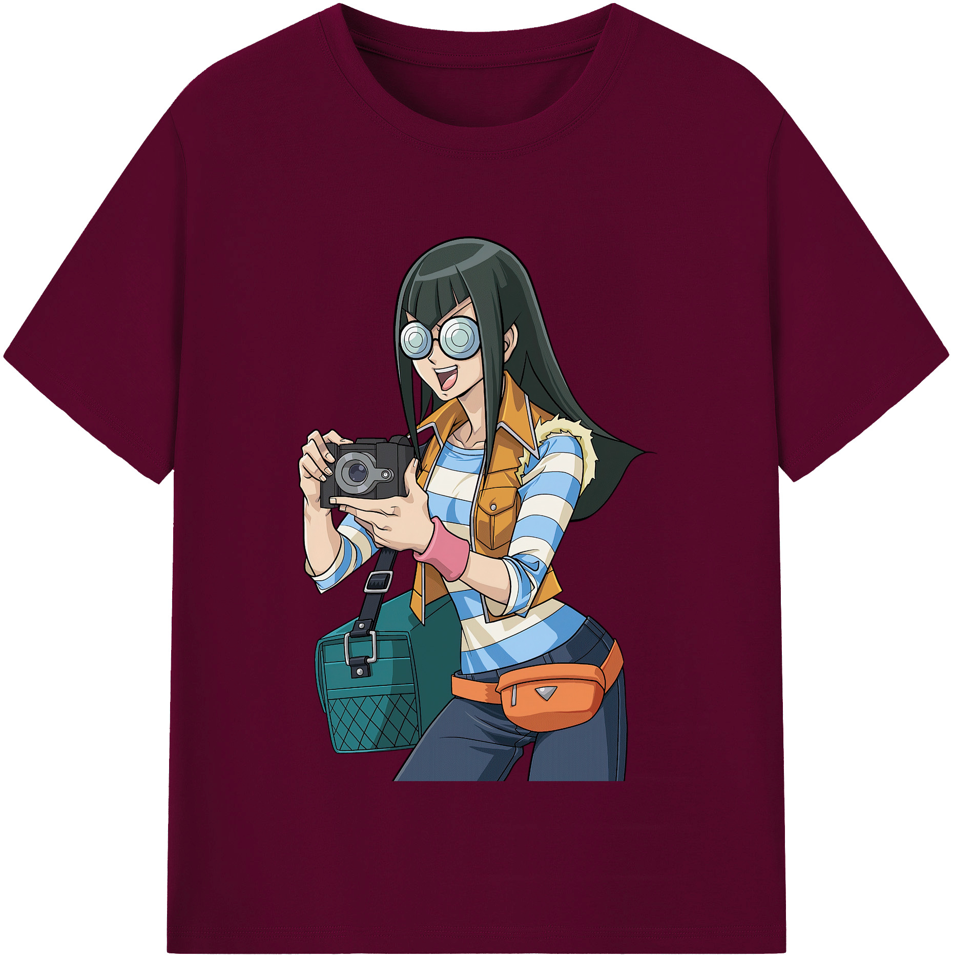 （画像用） 遊☆戯☆王 Yu-Gi-Oh! レディースカジュアルプリントTシャツ（綿100％）
